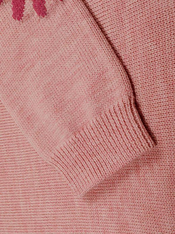 Super Loose Lovely Pinky Long Sweater