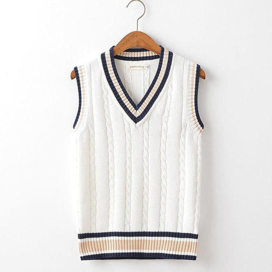 Saint Morris V-Neck Knitted Vest