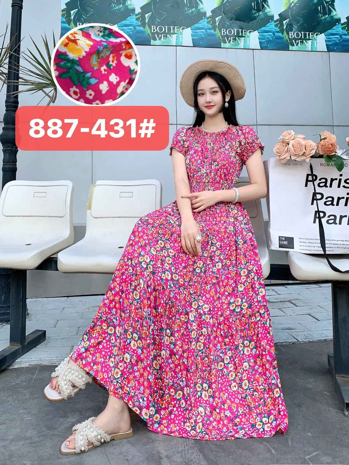 Thhone Vestidos Robe Maxi Long Dress Women Summer Indian Clothes Bohemian Cotton Linen Floral Short Sleeve Korean Style Casual