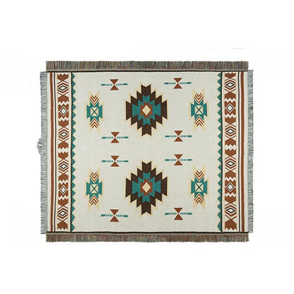 Tribal Blankets Indian Outdoor Rugs Camping Picnic Blanket Boho Decorative Bed Blankets Plaid Sofa Mats Travel Rug Tassels