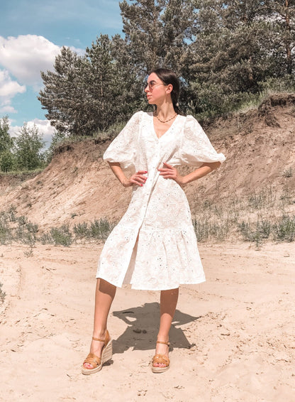 V-Neck Vesti Dress