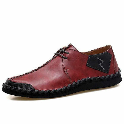 Saint Morris Leather Stitched Shoes