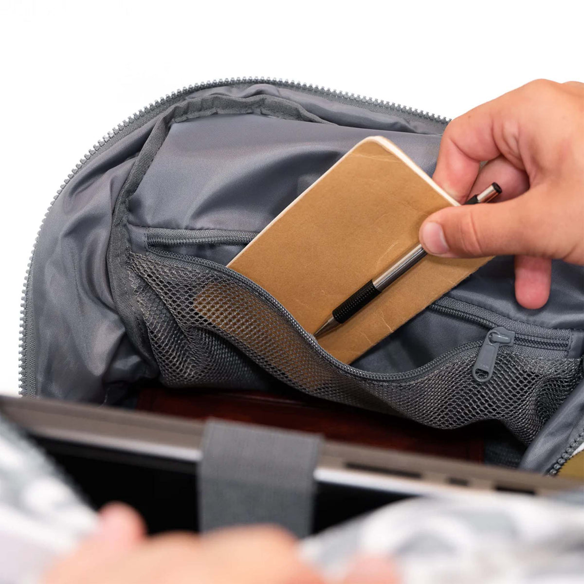 Backpack in White Camo