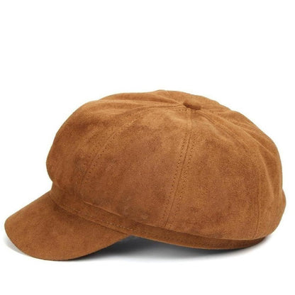 Saint Morris Suede Newsboy Hat