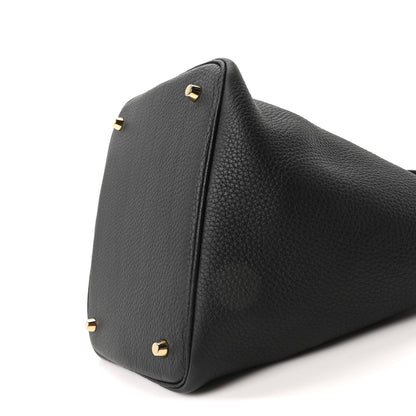 Taurillon Clemence Picotin Lock 22 MM Black