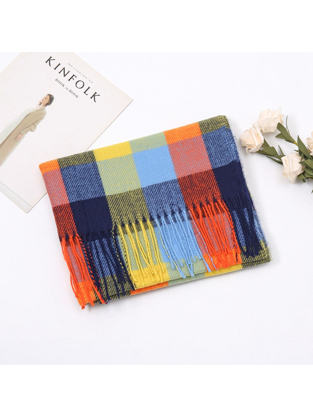 Sscarvii - Winter Scarf with Colorful Plaids