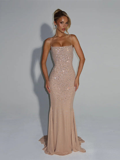 Anika Maxi Dress In Nude