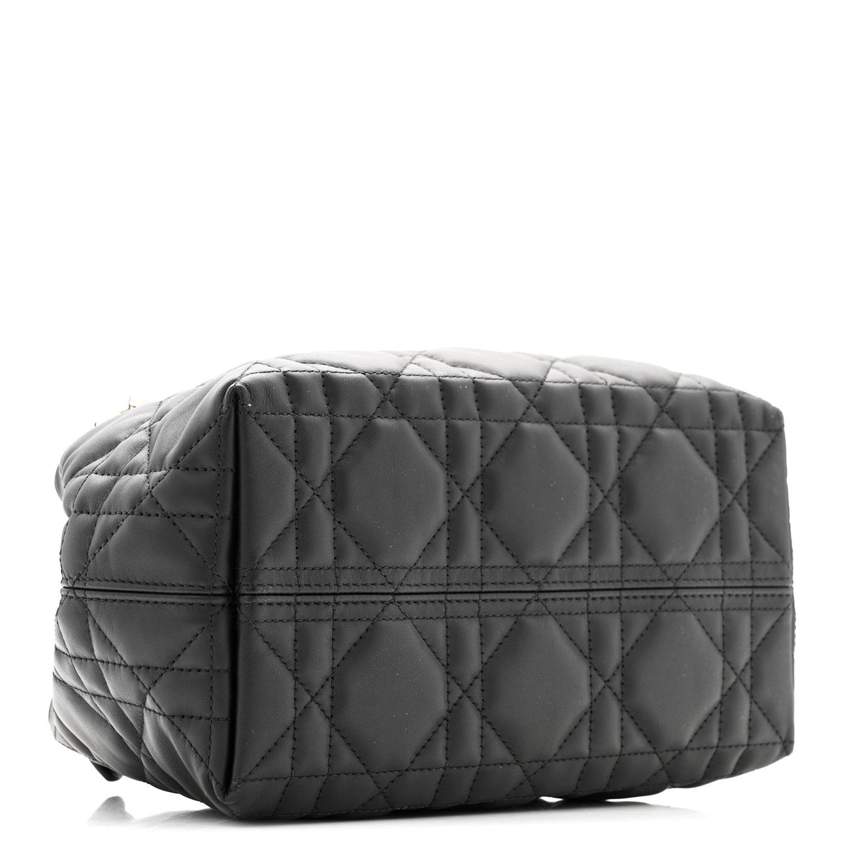 Calfskin Macrocannage Small Toujours  Black
