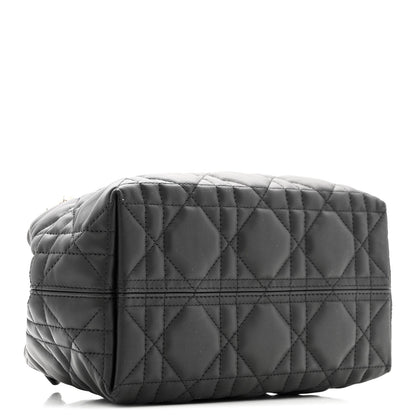 Calfskin Macrocannage Small Toujours  Black