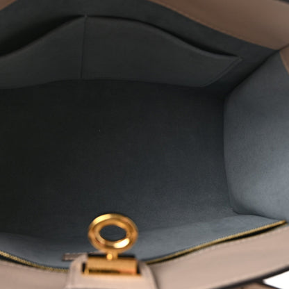 Calfskin Monogram On My Side MM Greige