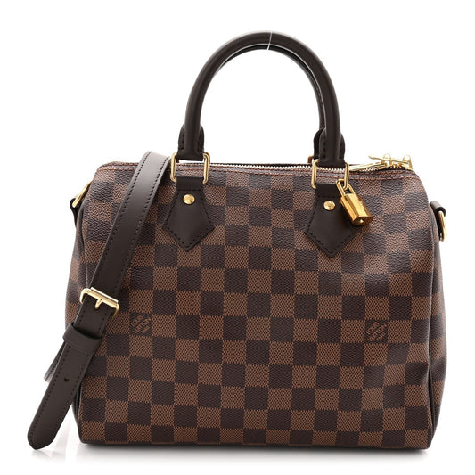 Damier Ebene Speedy Bandouliere 25