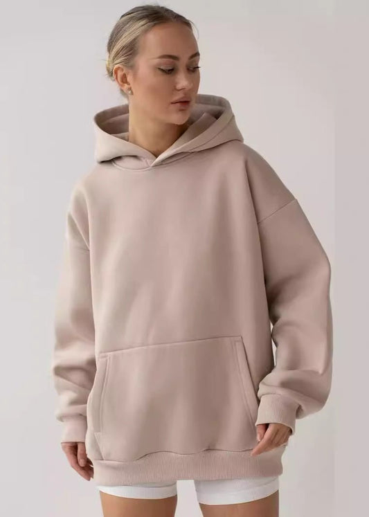 Long Sleeved Hooded Sweatshirt Soft Breathable Fabric