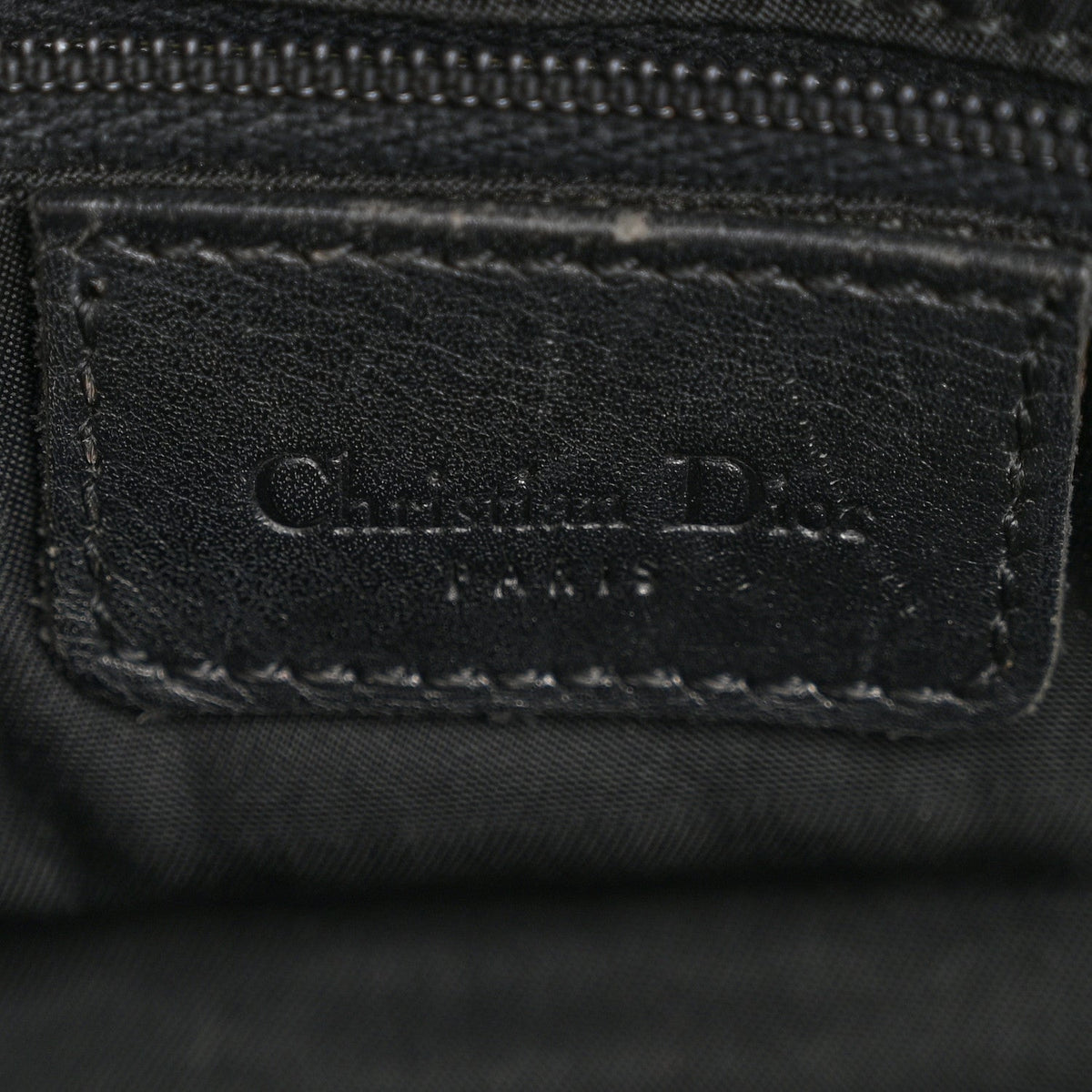 Monogram Saddle Bag Black