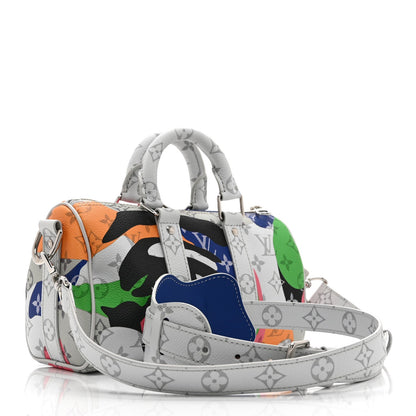 Monogram Calfskin Keepall Bandouliere 25 Multicolor