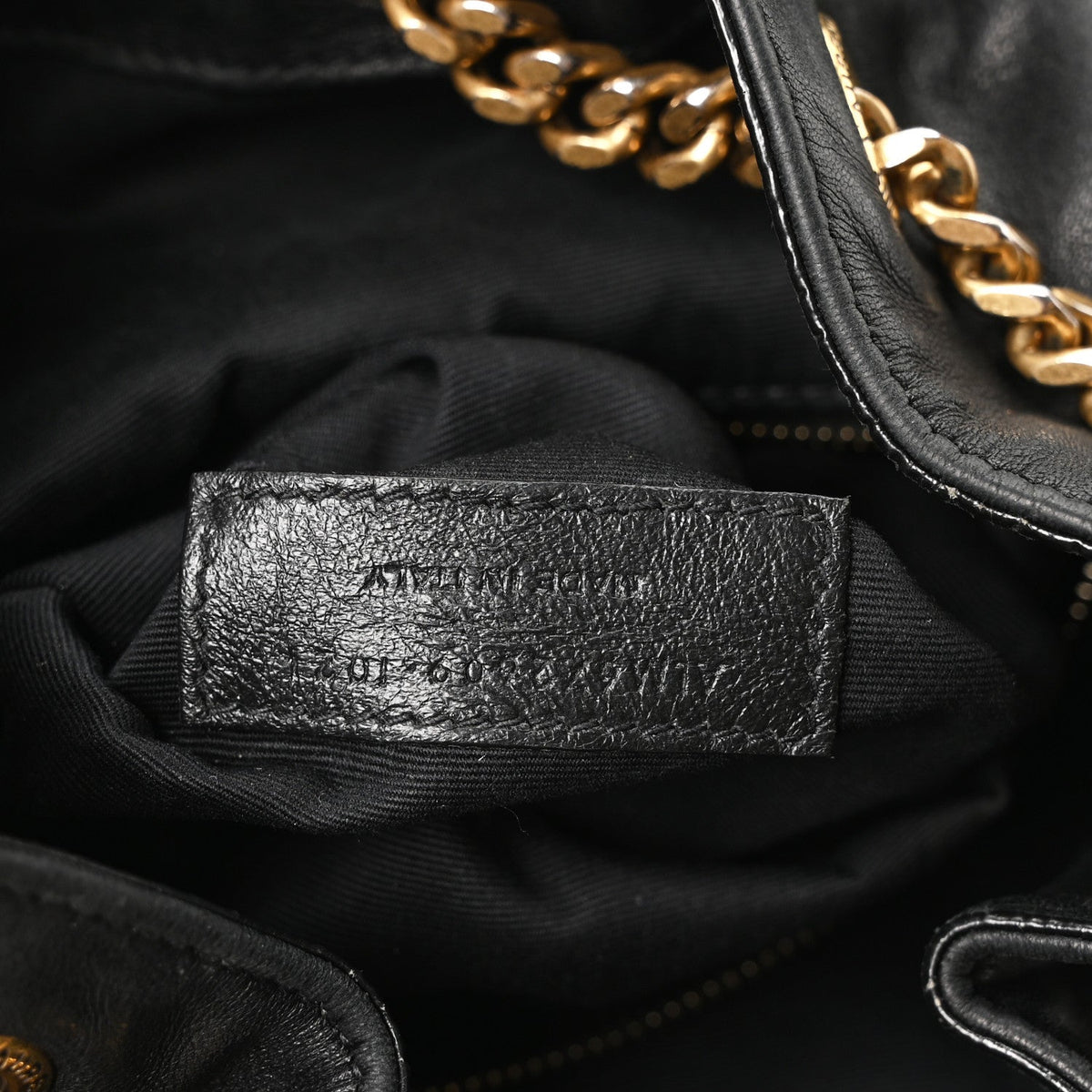 Lambskin Matelasse Monogram Joe Backpack Black