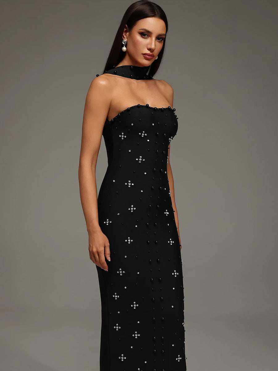 Calliope Maxi Dress In Black