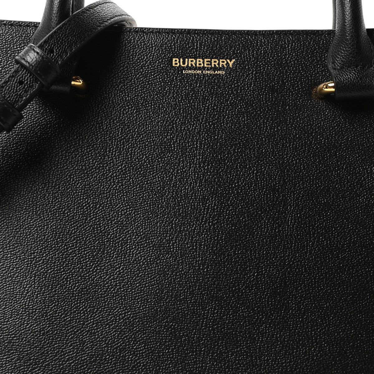 Calfskin Mega Check Small Banwell Tote Black