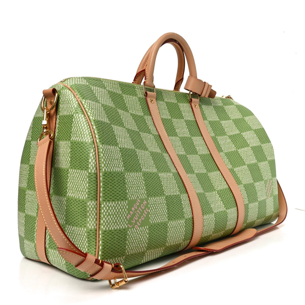 Damier Golf Keepall Bandouliere 50 Green