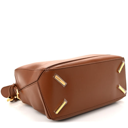 Nappa Lambskin Small Featherlight Puzzle Bag Pecan