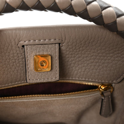 Heavy Grain Small Iris Tote Solid Grey