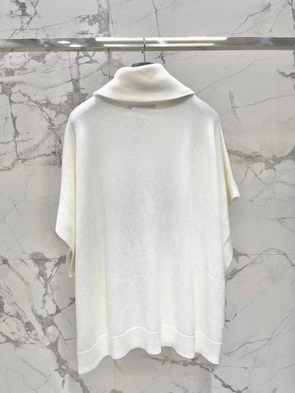DIOR 25S TURTLENECK PONCHO SWEATER STYLE 383