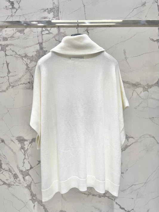 DIOR 25S TURTLENECK PONCHO SWEATER STYLE 383