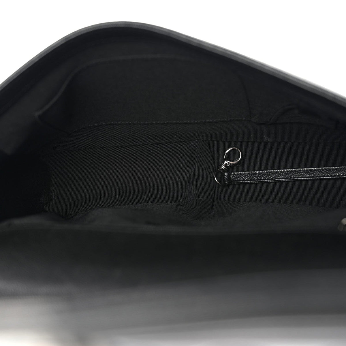 Caviar Quilted Large Boy Flap Black