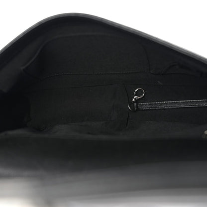 Caviar Quilted Large Boy Flap Black