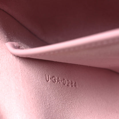 Smooth Calfskin Medium Strap Ava Triomphe Shoulder Pastel Pink