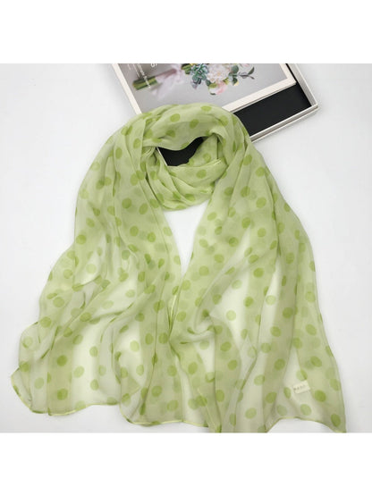 Scarvii - Polka Dot Scarf -  Classic &amp; Versatile