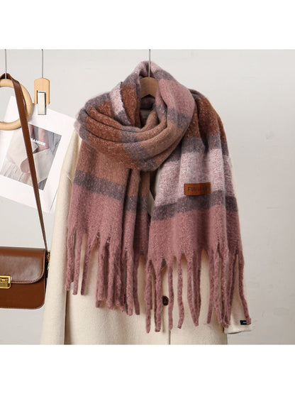 Sscarvii - Maillard Winter Tassel Scarf