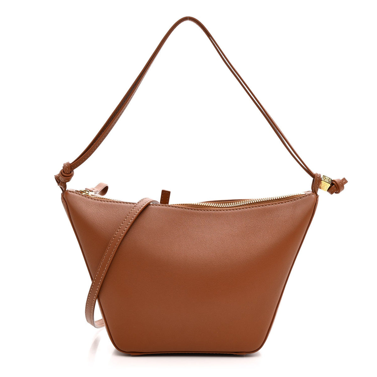 Calfskin Mini Hammock Hobo Tan