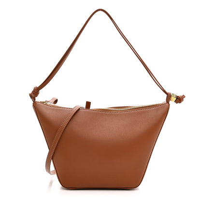Calfskin Mini Hammock Hobo Tan