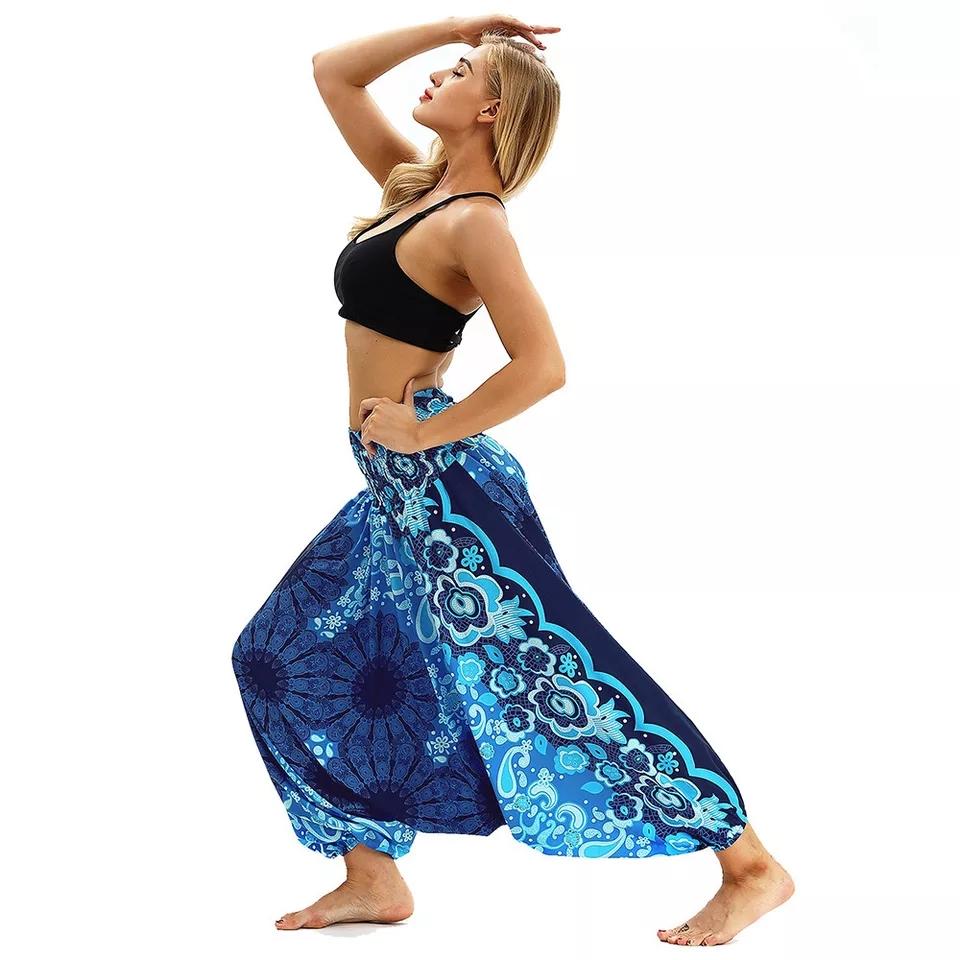 Printed High Waist Fitness Yoga Pants Women-3