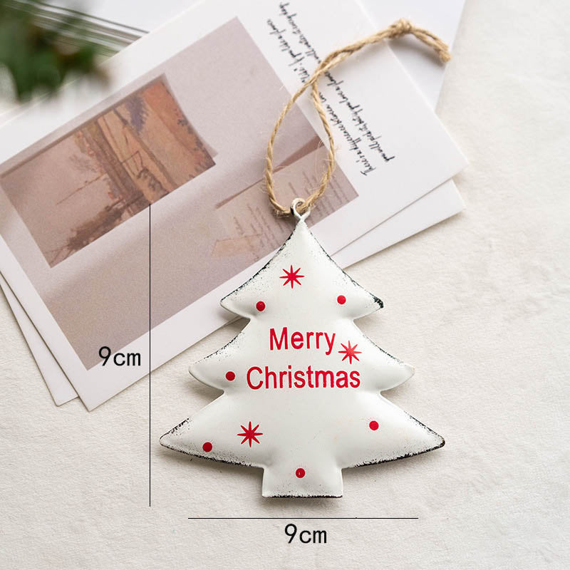 Cute Star Iron Christmas Tree Hanging Ornament