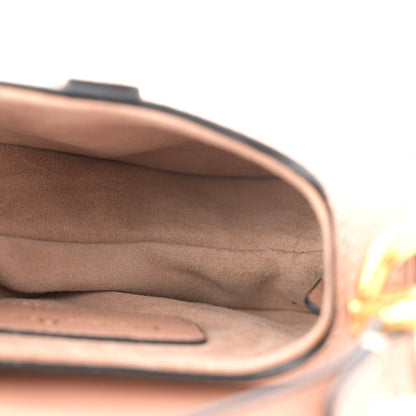 Goatskin Micro Saddle Bag Rose Des Vent