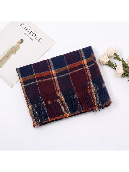 Sscarvii - Winter Scarf with Colorful Plaids