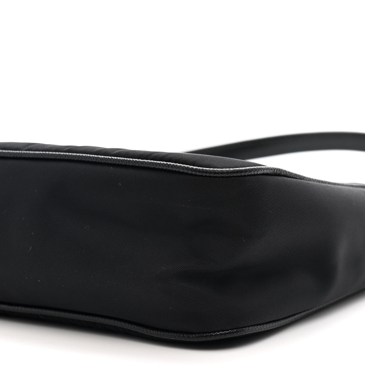 Tessuto Nylon Saffiano Mini Re-Edition 2005 Bag Black
