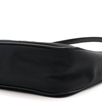 Tessuto Nylon Saffiano Mini Re-Edition 2005 Bag Black