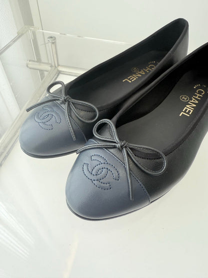 ballet flats black lambskin 566817