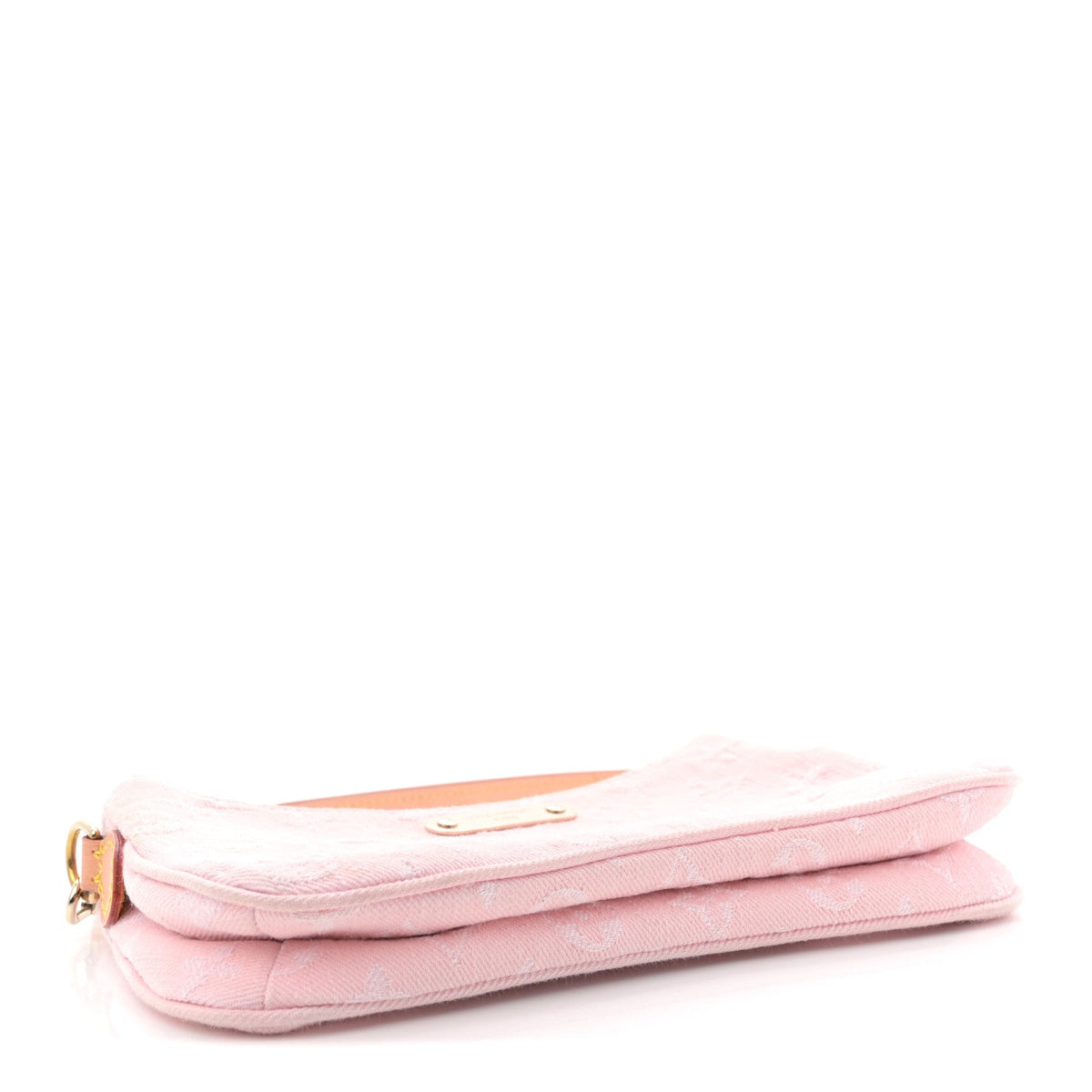 Monogram Denim Liv Pochette Washed Pink