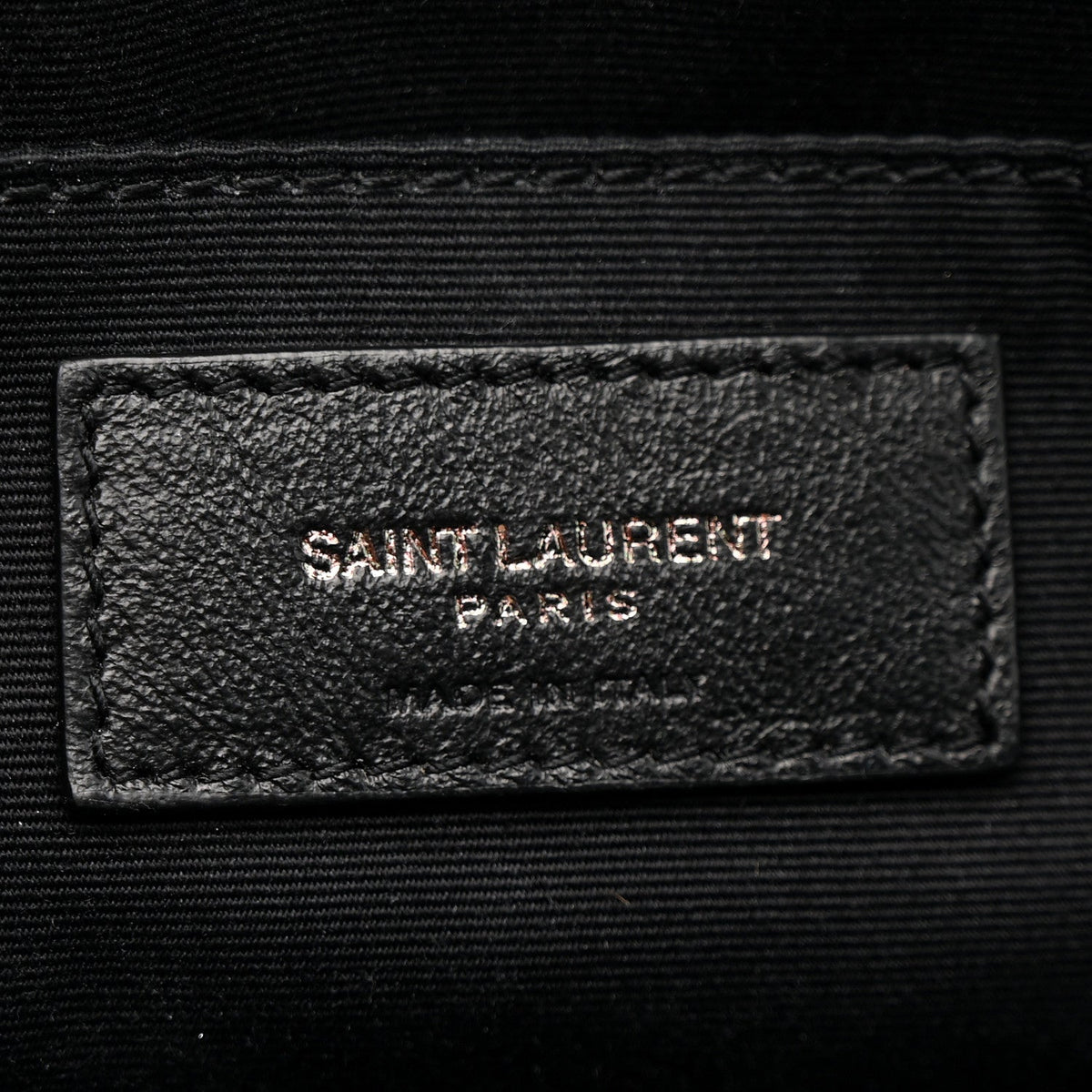Calfskin Matelasse Monogram Monochrome Lou Camera Bag Black