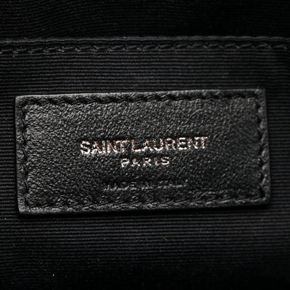 Calfskin Matelasse Monogram Monochrome Lou Camera Bag Black
