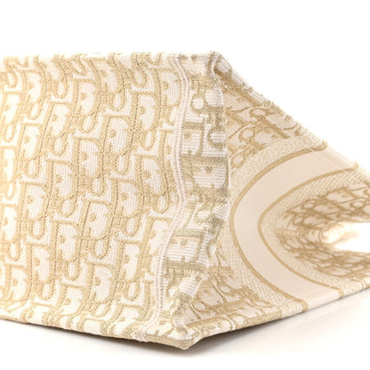 Oblique Medium Book Tote Gold Multicolor