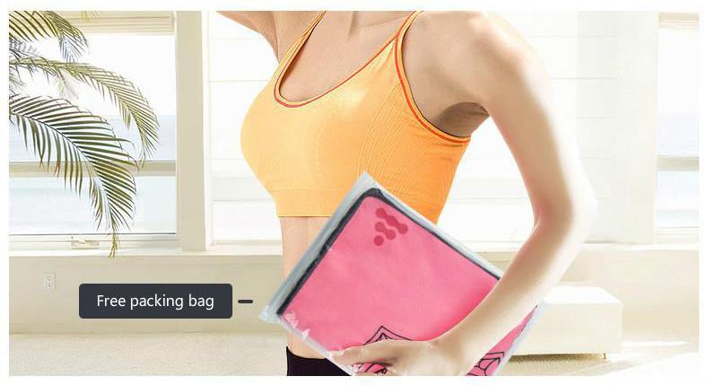 Portable Yoga Towel Non-Slip Sweat Towel Machine Wash Professional Women Lengthening And Widening Yoga Mat Cloth Fitness Blanket