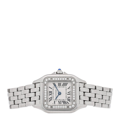 Stainless Steel Diamond 22mm Panthere Quartz Watch