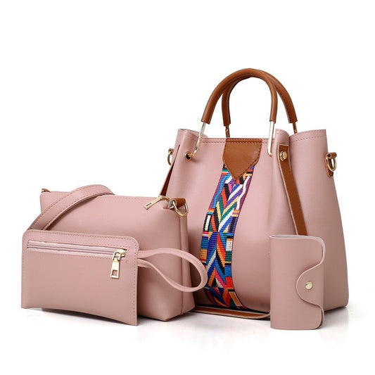 Fashion Four-Piece Mother Bag Handheld One Shoulder Messenger Bag