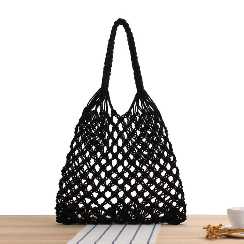 Crochet Market Bag Hollow Mesh Woven Bag