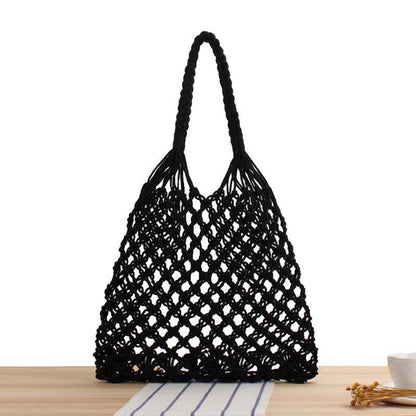Crochet Market Bag Hollow Mesh Woven Bag