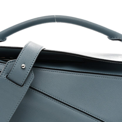Calfskin Small Puzzle Bag Stone Blue